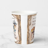 Erste RODEO | Boy Cowboy 1. Geburtstag Party Pappbecher (Rechts)