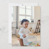 Erste Rodeo Cowboy Geburtstagsparty Einladung (Rückseite)