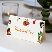 Erste Rodeo Cowboy Platzkarte