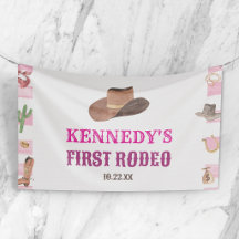 Erste Rodeo Cowgirl 1. Geburtstagsparty