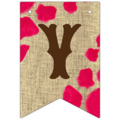 Erste Rodeo Cowgirl Geburtstagsparty Brauch Wimpelkette (Zweite Fahne)