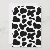 Erste Rodeo Cowgirl Geburtstagsparty Einladung (Rückseite)