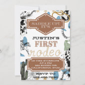 Erste Rodeo Einladung (Vorderseite)