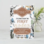 Erste Rodeo Einladung (Stehend Vorderseite)