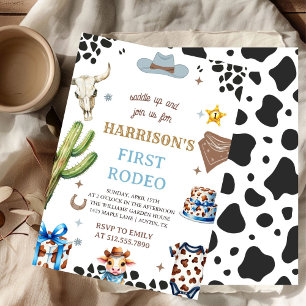 Erste Rodeo-Einladung, meine erste Rodeo-Einladung Einladung