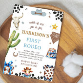 Erste Rodeo-Einladung, meine erste Rodeo-Einladung Einladung