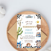 Erste Rodeo-Einladung, meine erste Rodeo-Einladung Einladung