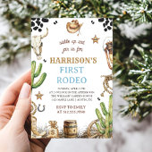 Erste Rodeo-Einladung, meine erste Rodeo-Einladung Einladung