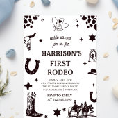 Erste Rodeo-Einladung, meine erste Rodeo-Einladung Einladung