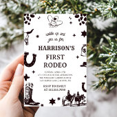 Erste Rodeo-Einladung, meine erste Rodeo-Einladung Einladung