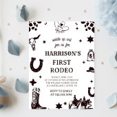 Erste Rodeo-Einladung, meine erste Rodeo-Einladung Einladung