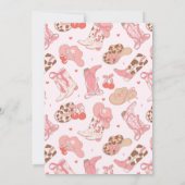 Erste Rodeo Girls Danke-Karte Dankeskarte (Rückseite)