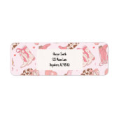 Erste Rodeo Girls Rücksendeadresse (Vorne)