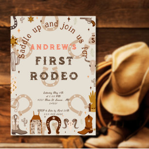 Erste Rodeo-Horseshoe-Musterland Magneteinladung