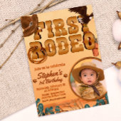 Erste Rodeo mit Foto Einladung