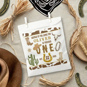 Erste Rodeo Western Cowboy Boys 1. Geburtstagsfeie Geschenktütchen