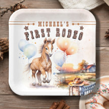 Erste RODEO | Wild West Cowboy 1st Birthday Boy
