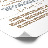 Erste Rodeo WildWest Zeitkapsel Junge 1. Geburtsta Poster (Ecke)