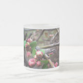 Erste rosa Buds Mattglastasse (Mittel)