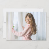 Erste Rose der Heiligen Kommune Blumengoldgelb Dankeskarte (Rückseite)