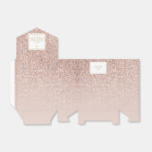 Erste Rose der heiligen Kommunion Gold Glitzer Geschenkschachtel (Ungefaltet)