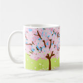 Erste Rotkehlchen des Frühlings Kaffeetasse (Links)