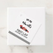 Erste Runde um den Track zum Geburtstag Geschenkanhänger (Beispiel)