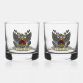 Erste Rüstungsabteilung Veteran Whiskyglas (Vorderseite)