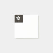 Erste S Mit Monogramm Post-It-Notes Post-it Klebezettel (Vorderseite)