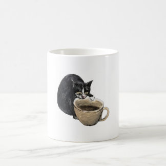 Erste Schale Kaffeetasse