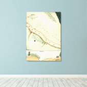 Erste Schlacht bei Bull Run - Panorama des Zivilen Leinwanddruck (Insitu (Holzboden))