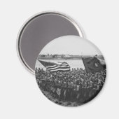Erste Schlacht - US-Marines - 1918 Magnet (Vorderseite/Rückseite)