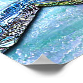 Erste Schnee auf Canvas Print Poster (Ecke)