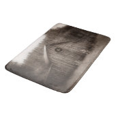 Erste Schnee-im November Bad-Matte Badematte (Schrägansicht)