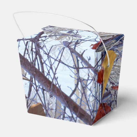 Erste Schnee Winter Camouflage Dekoration Geschenkschachtel (Rückseite)