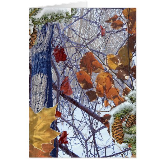 Erste Schnee Winter Camouflage Print (Vorne)