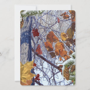 Erste Schnee Winter Camouflage Print