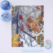 Erste Schnee Winter Camouflage Print Flyer (Einzeln)