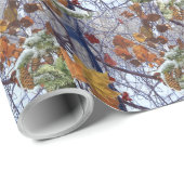 Erste Schnee Winter Camouflage Print Geschenkpapier (Rolleneckpunkt)