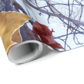 Erste Schnee Winter Camouflage Print Geschenkpapier (Rolleneckpunkt)