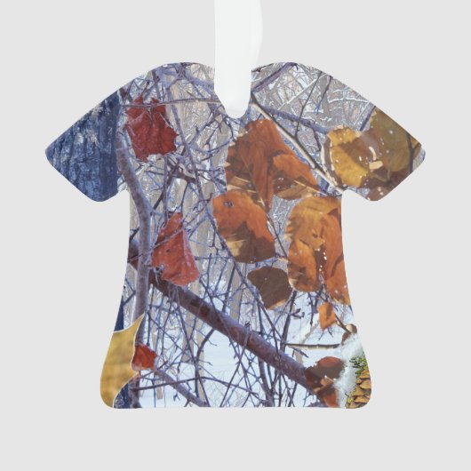 Erste Schnee-Winter-Szene Camouflage Malerei Ornament (Vorderseite)