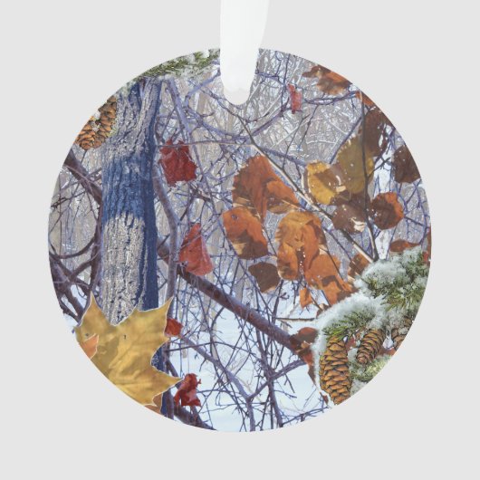 Erste Schnee-Winter-Szenen-Tarnungs-Malerei Ornament (Vorderseite)