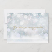 Erste Schneeflocken Danke (Rückseite)