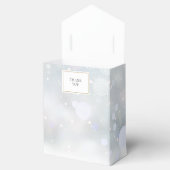 Erste Schneeflocken Winter Baby Dusche Geschenkschachtel (Geöffnet)