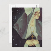 'Erste Schneekarte' Postkarte (Vorne/Hinten)