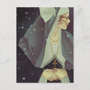 'Erste Schneekarte' Postkarte