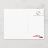 Erste Schneemännin Postcard Postkarte (Rückseite)