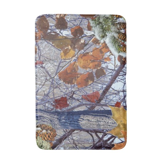 Erste Schneemobile Camouflage Badematte (Vorderseite Vertikal)