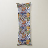 Erste Schneewinterszene Camouflage-Malerei Seitenschläferkissen (Rückseite (Vertikal))