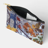 Erste Schneewinterszene Camouflage-Malerei Zubehörtasche (Offen)